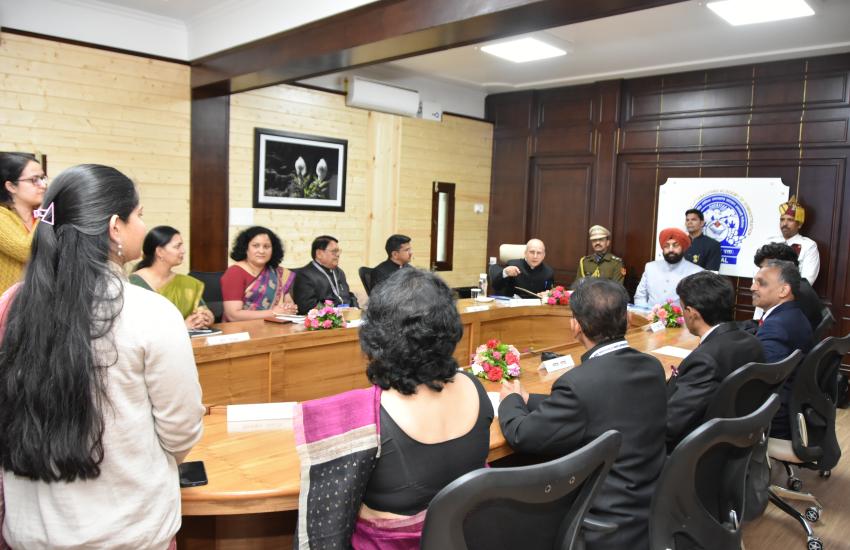 Academy visit of Hon'ble Governor Uttarakhand
