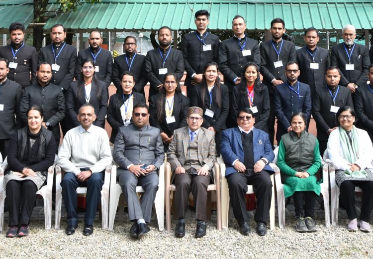 52nd Induction Training Programme for JE's of PWD of Uttarakhand